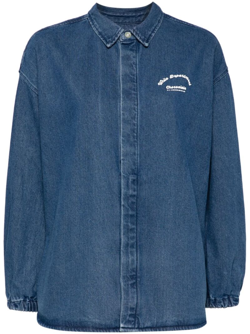 CHOCOOLATE  Logo print shirt jacket