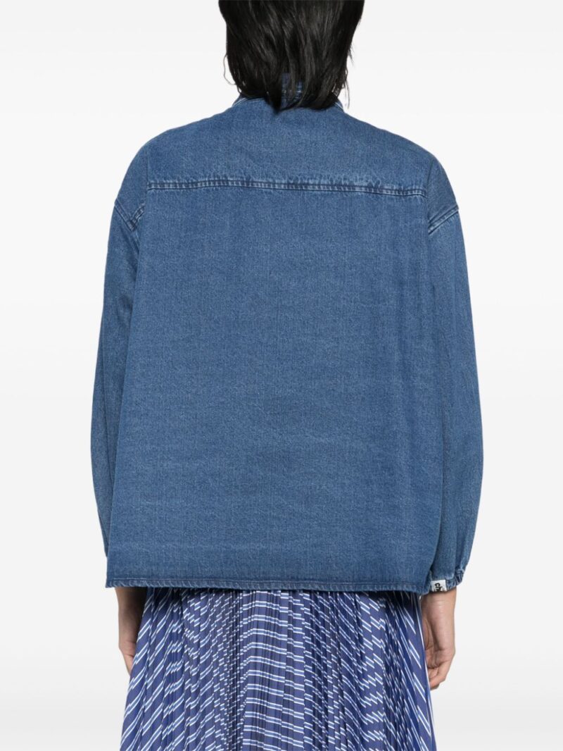 CHOCOOLATE Logo print shirt jacket