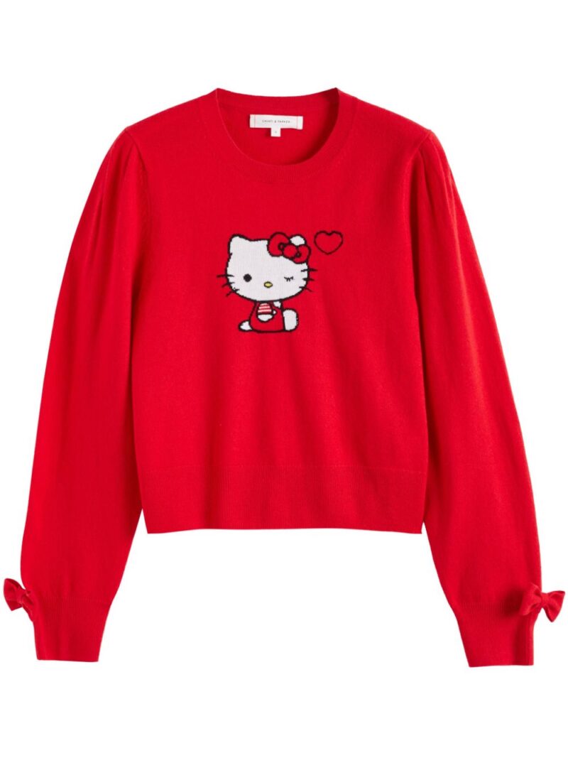 Chinti & Parker  Hello Kitty Bow sweater