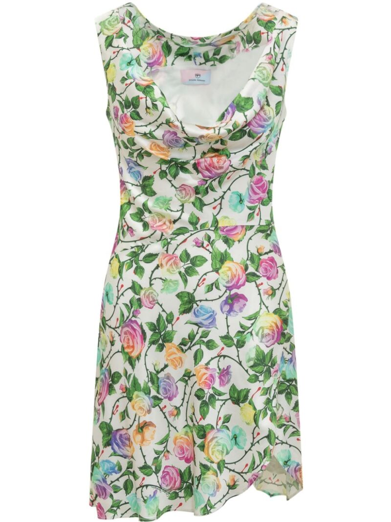 Chiara Ferragni floral dress