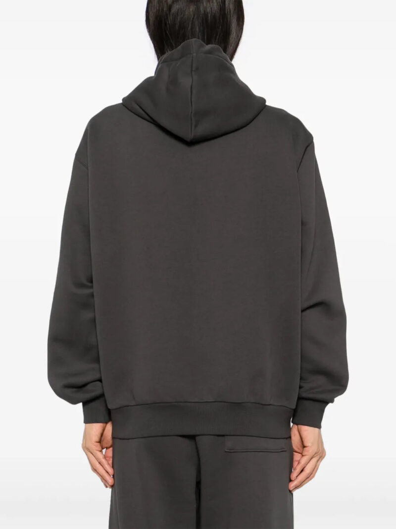 CHOCOOLATE logo-patched zip up hoodie