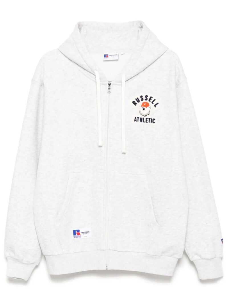 CHOCOOLATE  teddy bear patched hoodie