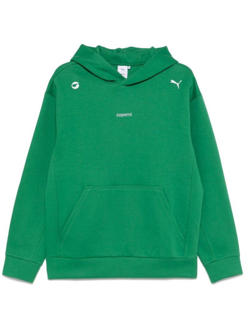Coperni  x Puma logo-embroidered hoodie