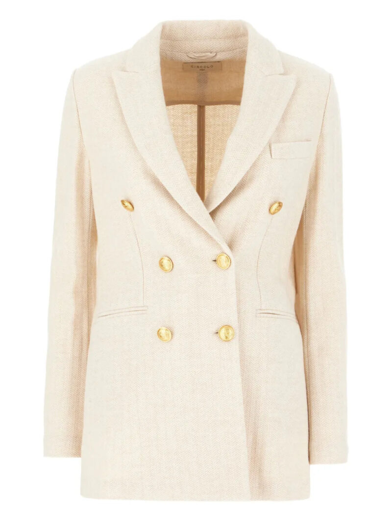 Circolo 1901  herringbone double-breasted jacket