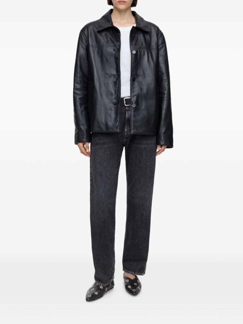 Closed leather jacket