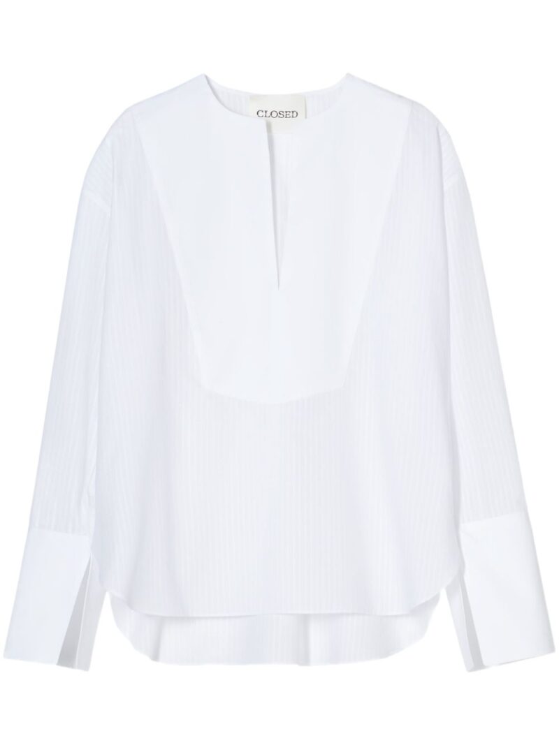 Closed  striped blouse