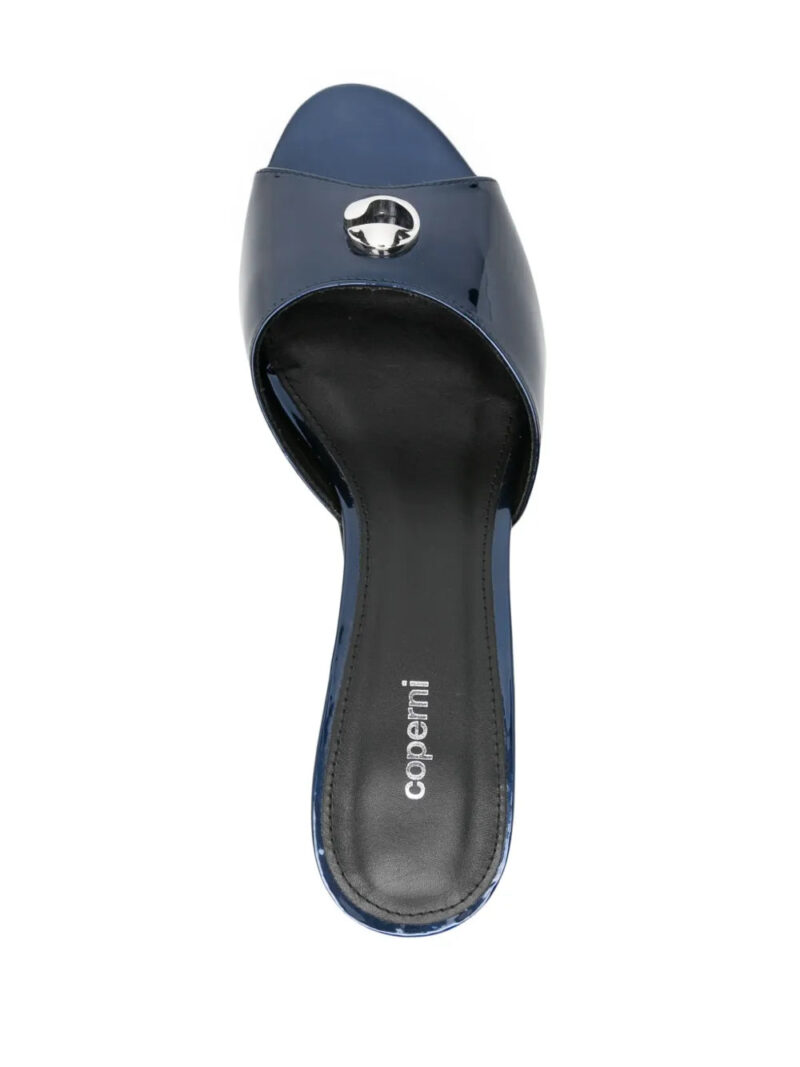 Coperni 65mm logo-plaque sandals