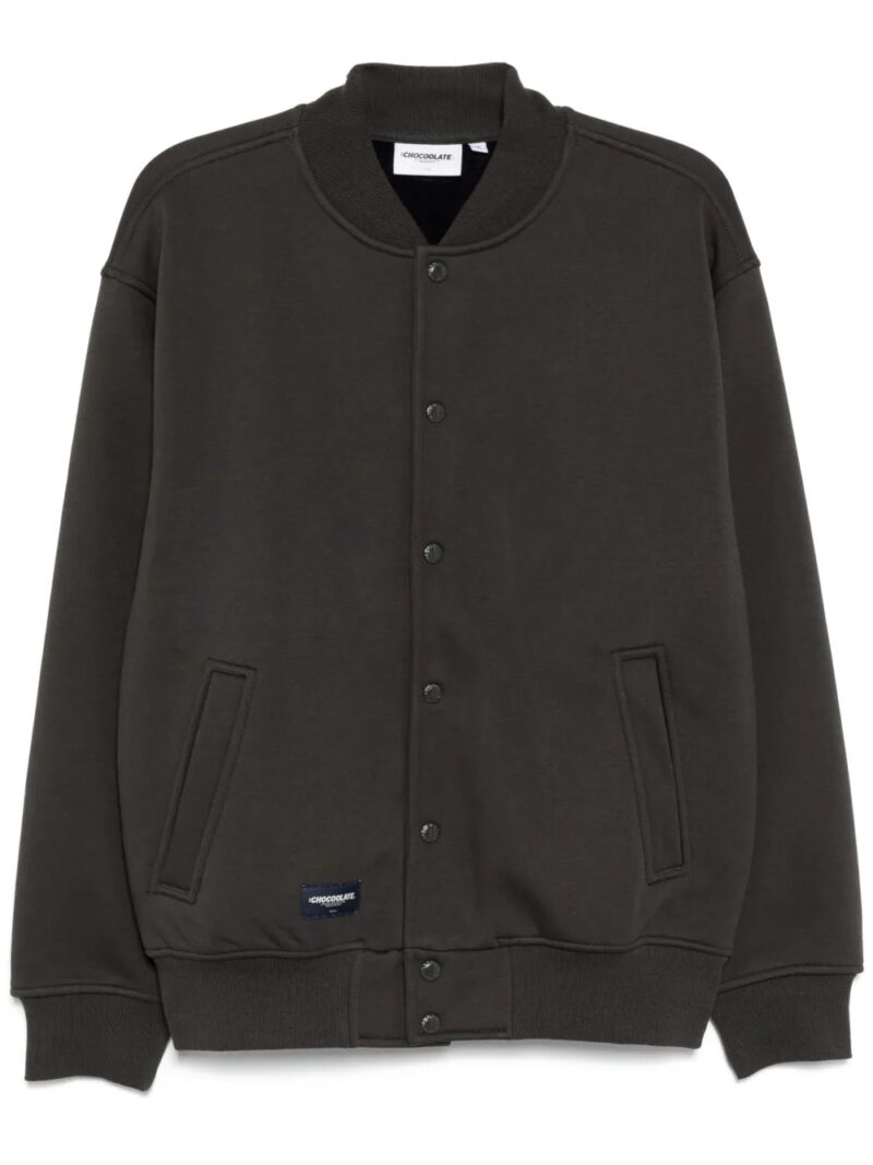 CHOCOOLATE  logo-patch bomber jacket