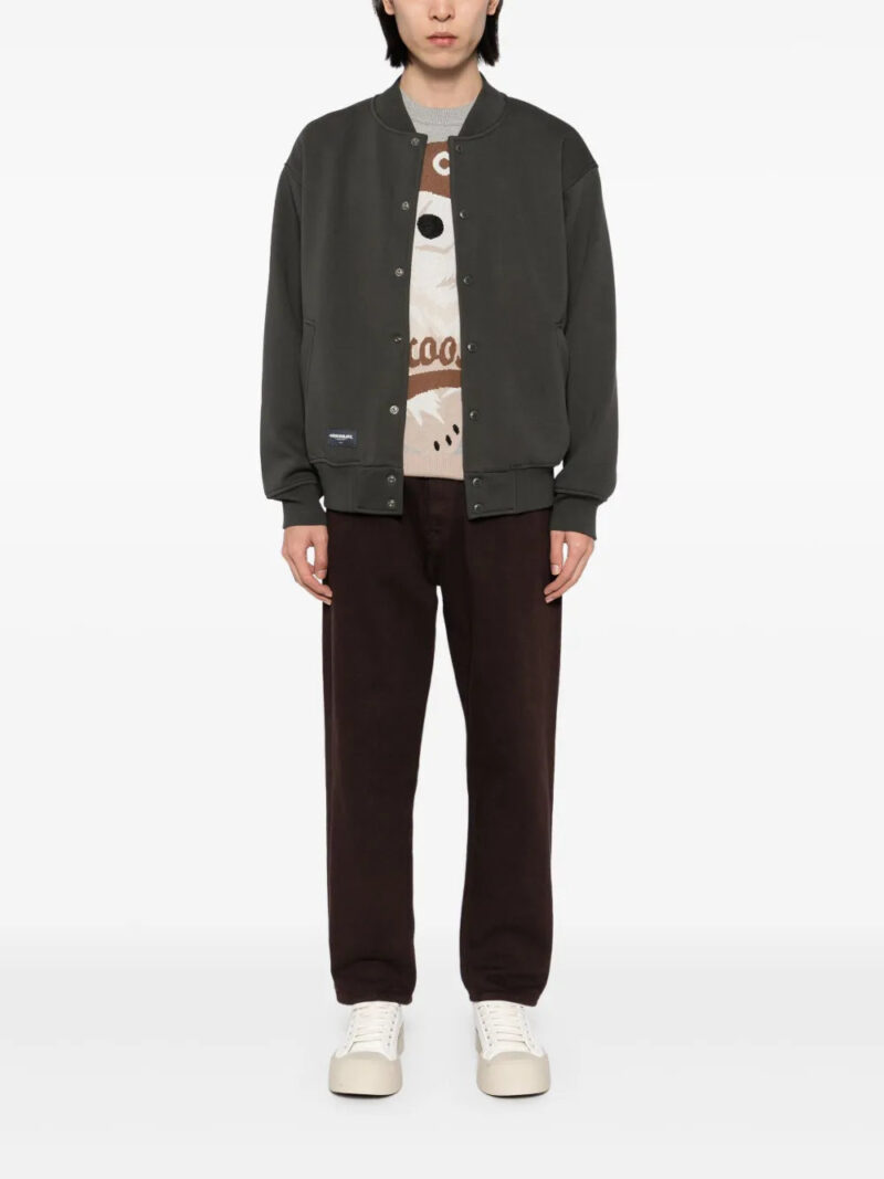 CHOCOOLATE  logo-patch bomber jacket