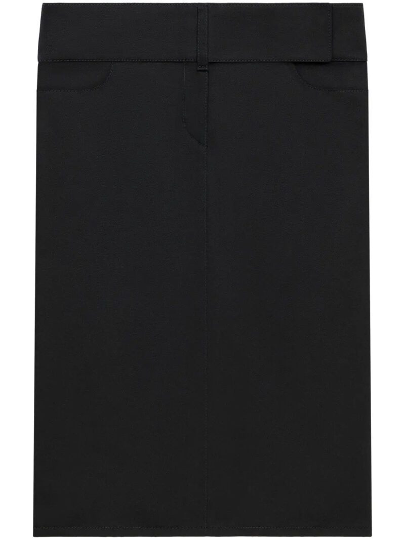 Courrèges  belted midi skirt