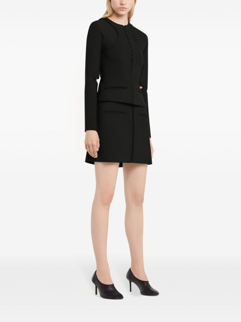 Courrèges Heritage Clipped mini skirt