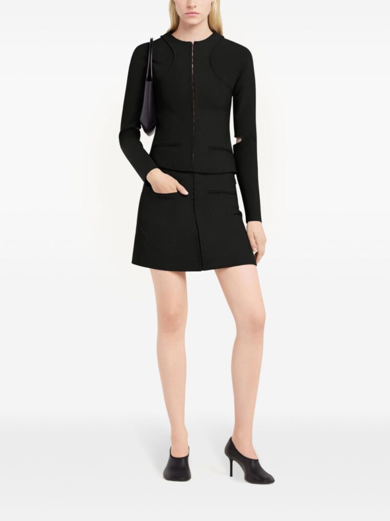 Courrèges Heritage Clipped mini skirt