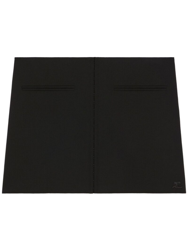 Courrèges  Heritage Clipped mini skirt
