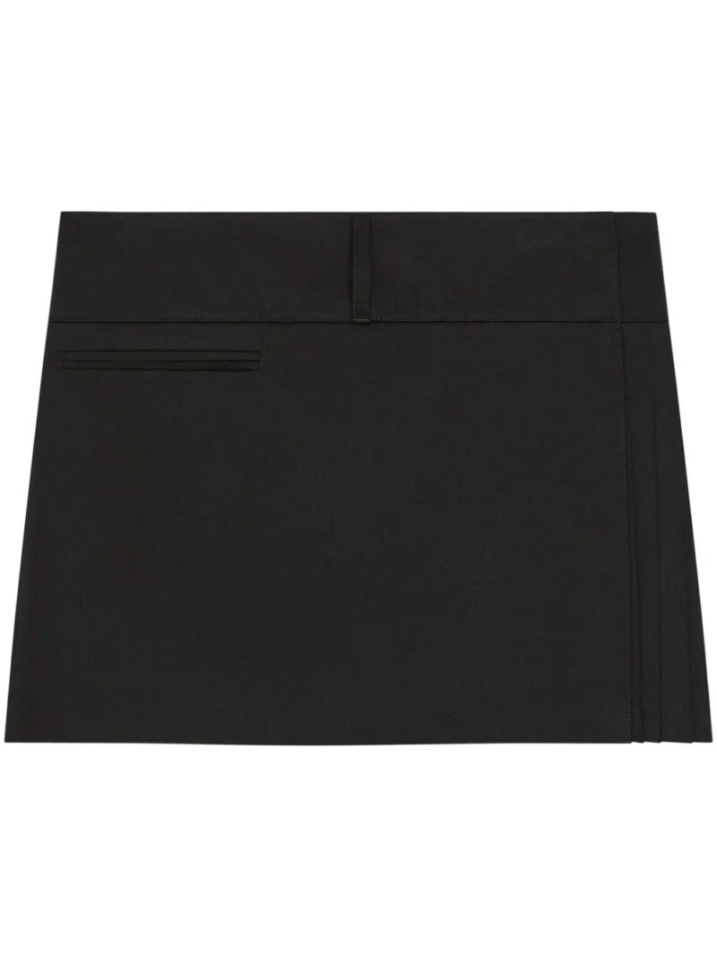 Courrèges  belted pleated mini skirt