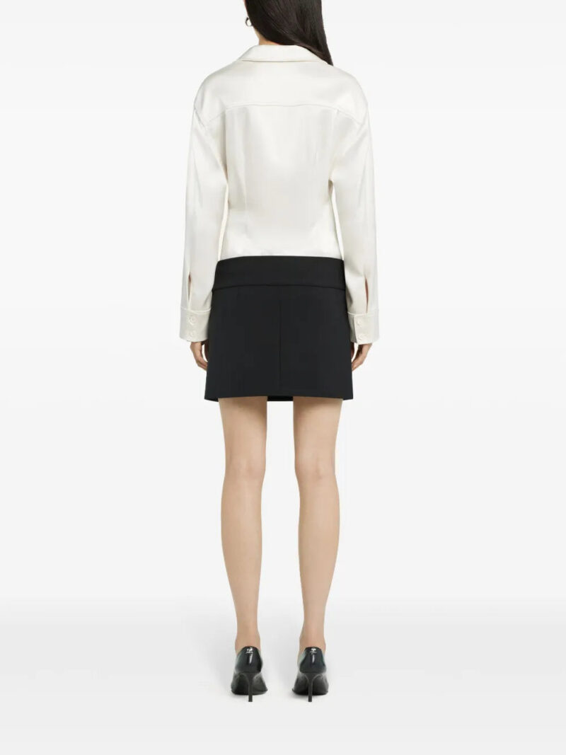 Courrèges belted mini skirt