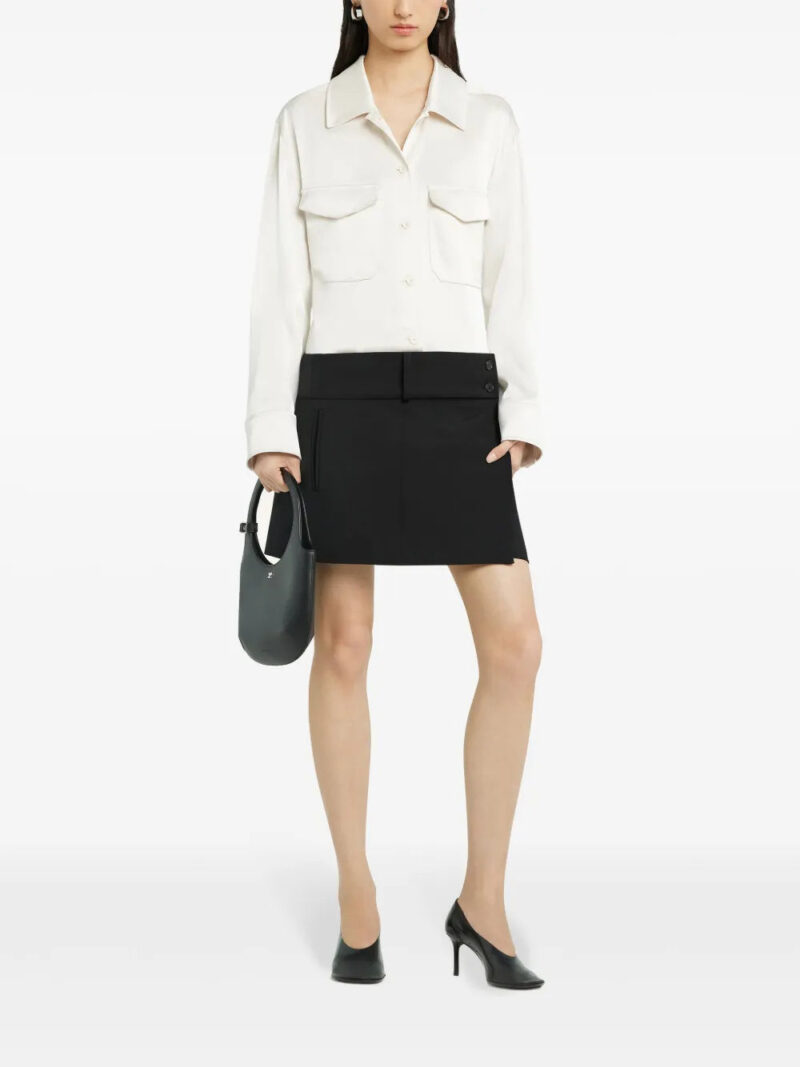 Courrèges belted mini skirt