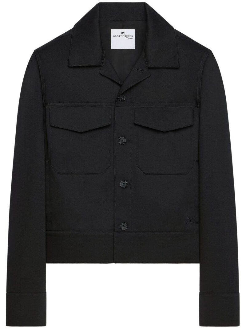 Courrèges  flap-pocket shirt jacket