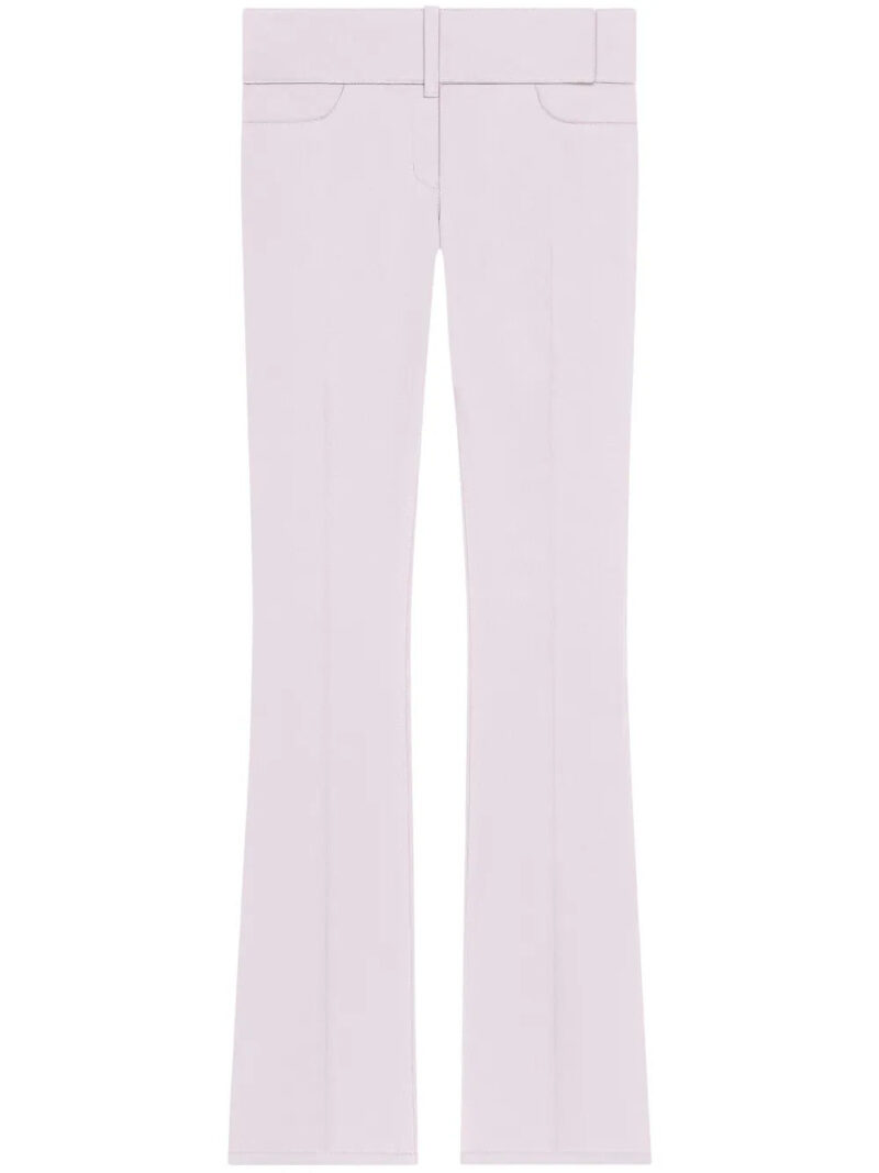 Courrèges  belted bootcut trousers