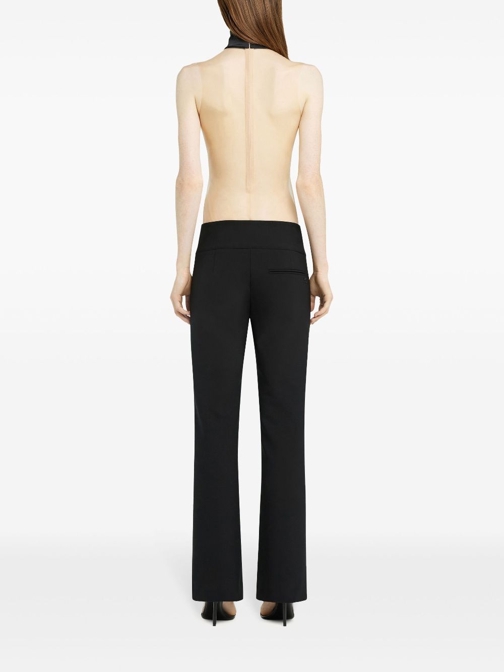 Courrèges belted flared pants - Image 4