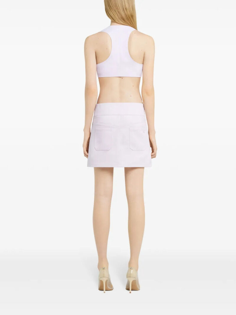 Courrèges  belted mini skirt