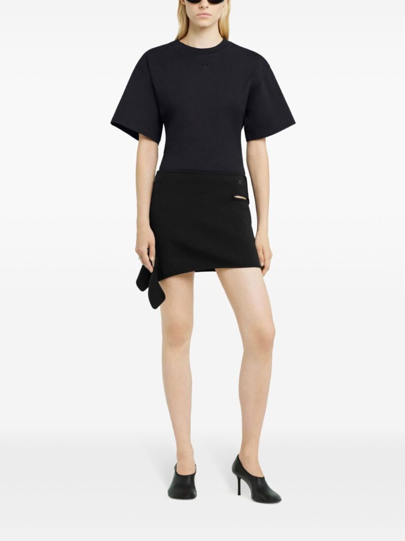Courrèges  loop-knit mini skirt