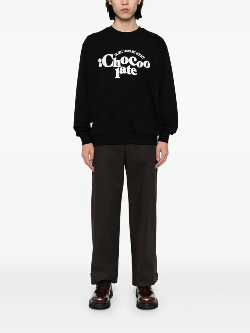 CHOCOOLATE  logo-embroidered sweatshirt