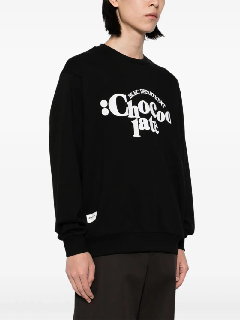 CHOCOOLATE  logo-embroidered sweatshirt