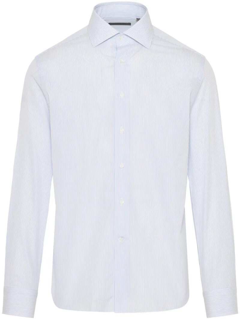 Corneliani  striped button-up shirt
