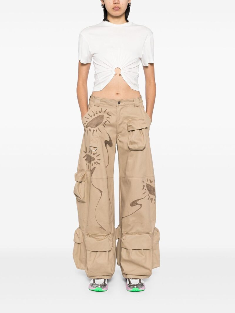 Collina Strada  Daisy Garden cargo trouser