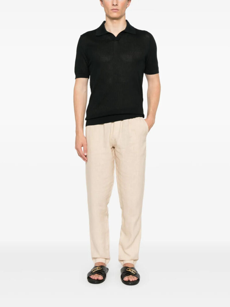 Fedeli ribbed polo shirt