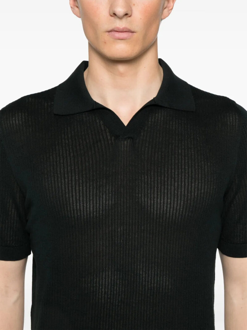 Fedeli ribbed polo shirt
