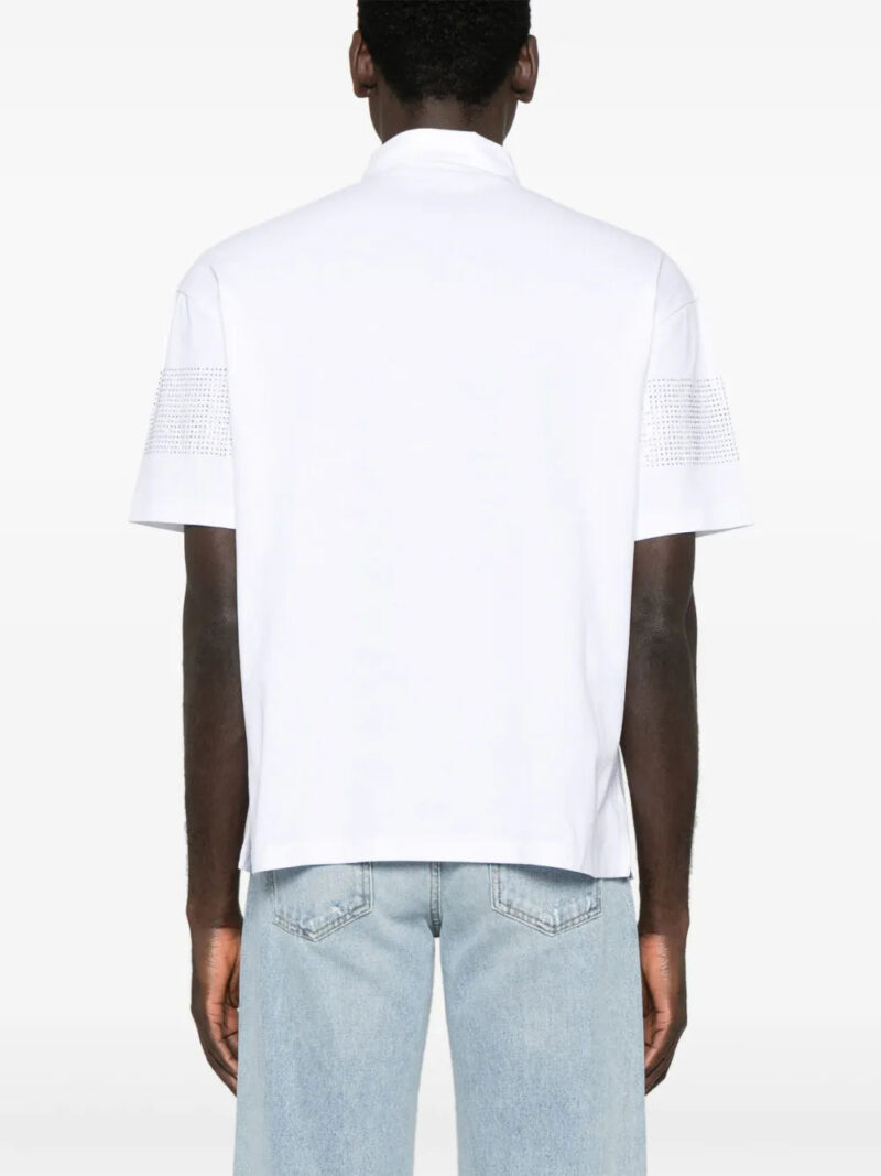 Coperni  crystal-embellished polo shirt