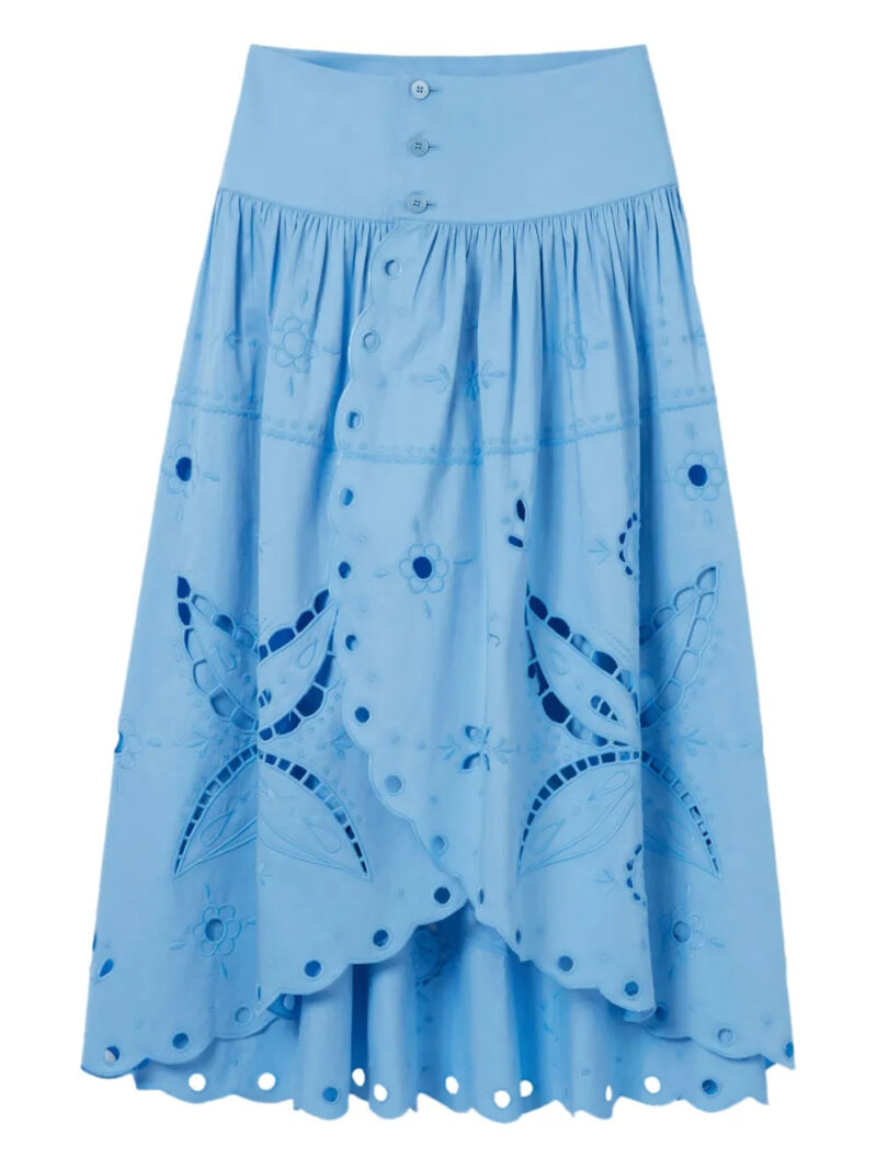 Claudie Pierlot  cut-out cotton skirt