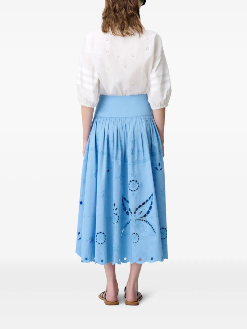 Claudie Pierlot  cut-out cotton skirt