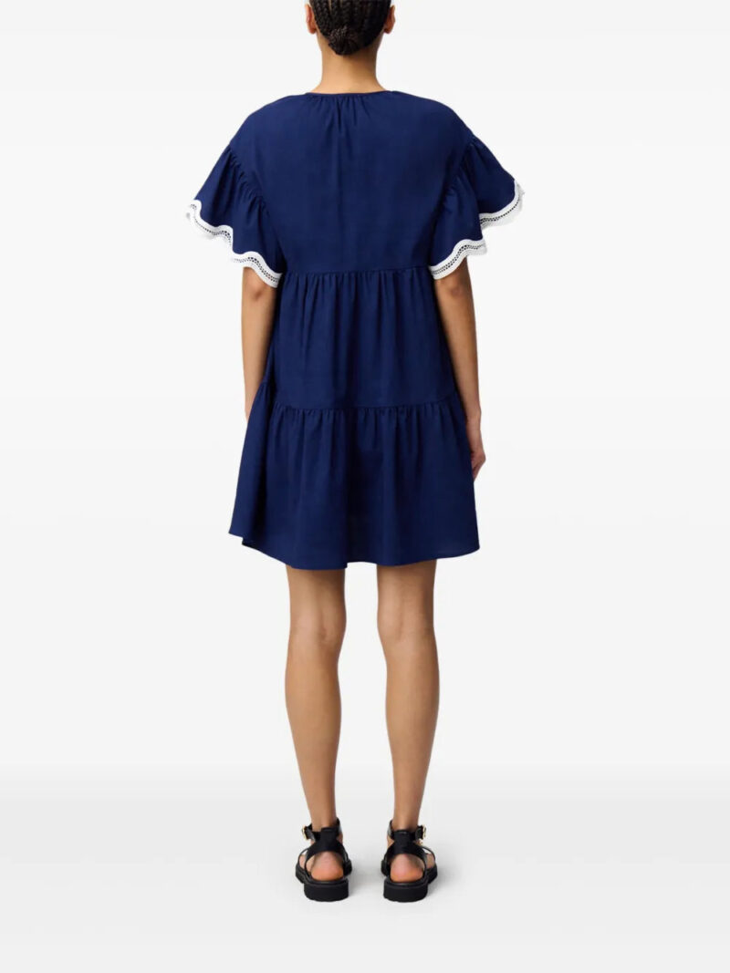 Claudie Pierlot  contrasting-trim mini dress