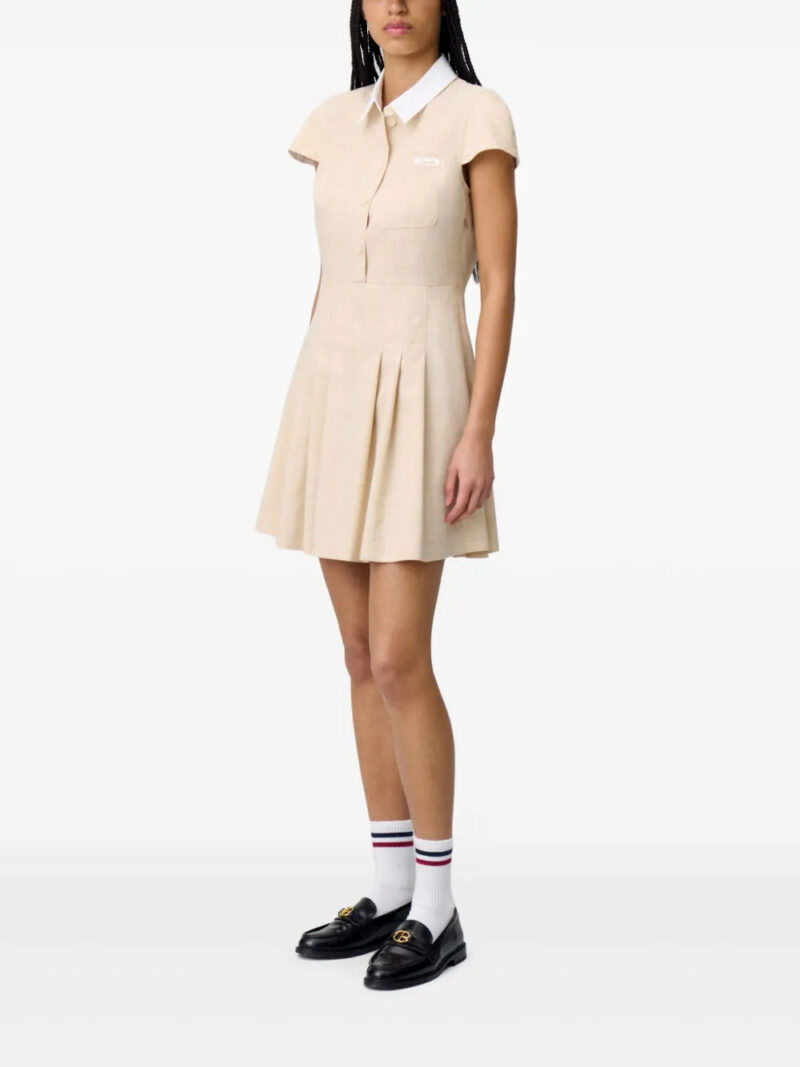 Claudie Pierlot  logo-embroidered shirtdress