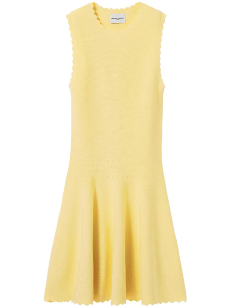 Claudie Pierlot  scallop-hem mini dress