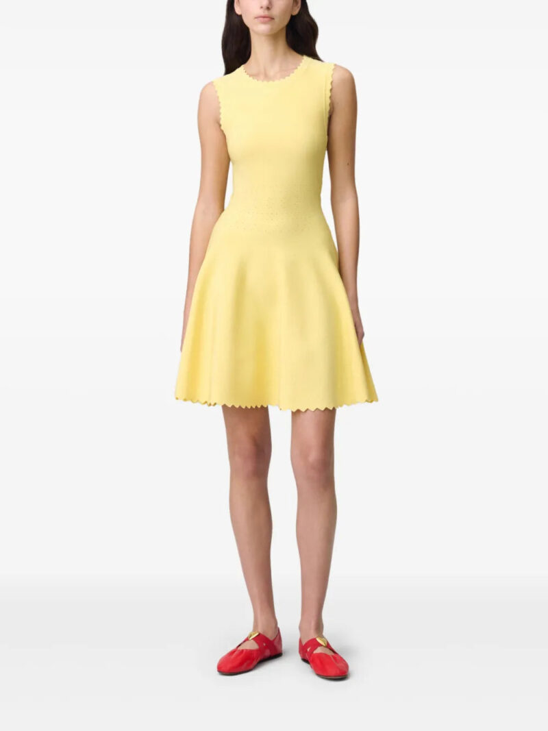 Claudie Pierlot  scallop-hem mini dress