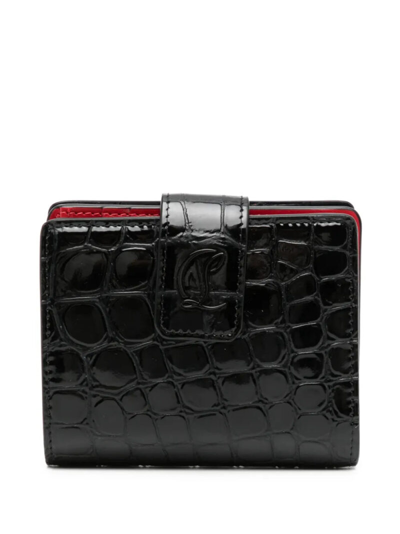 Christian Louboutin  patent leather wallet