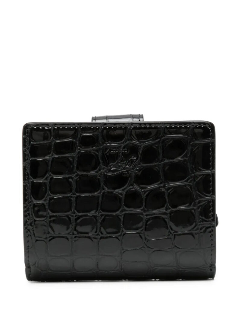 Christian Louboutin  patent leather wallet