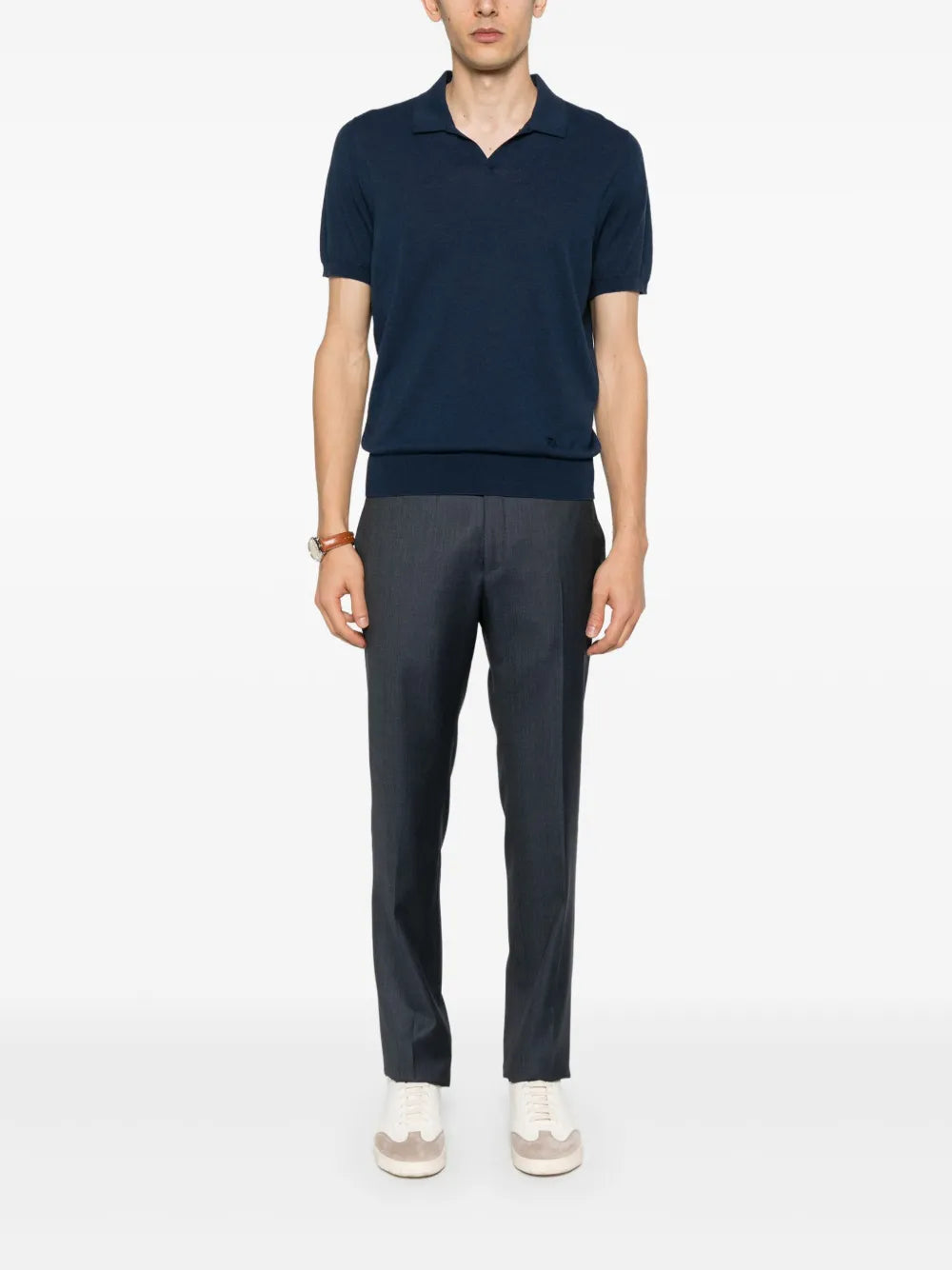 Corneliani cotton polo shirt - Image 4