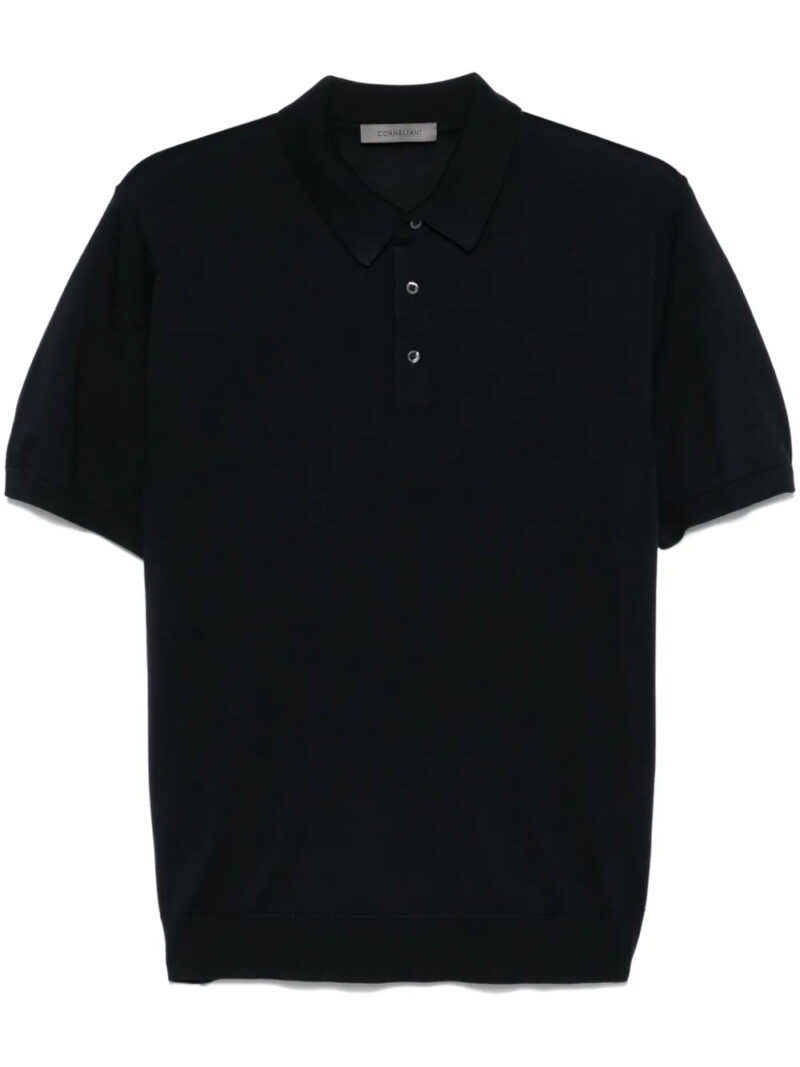 Corneliani  silk polo shirt