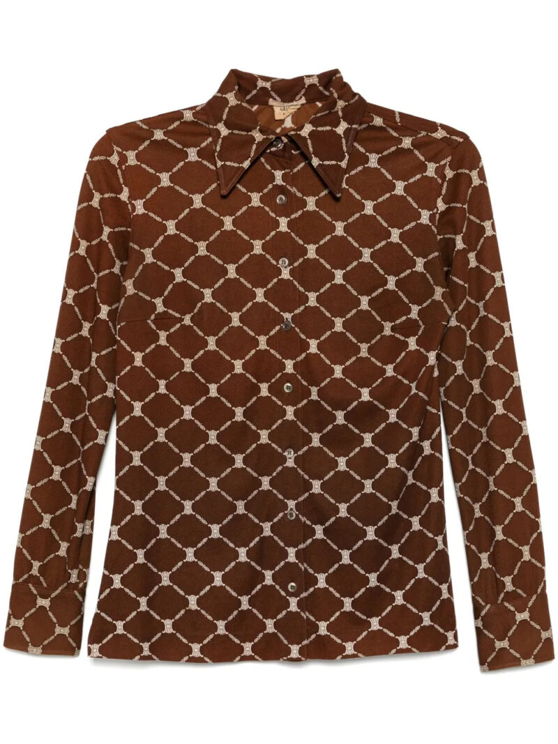 Céline   1990s Macadam shirt