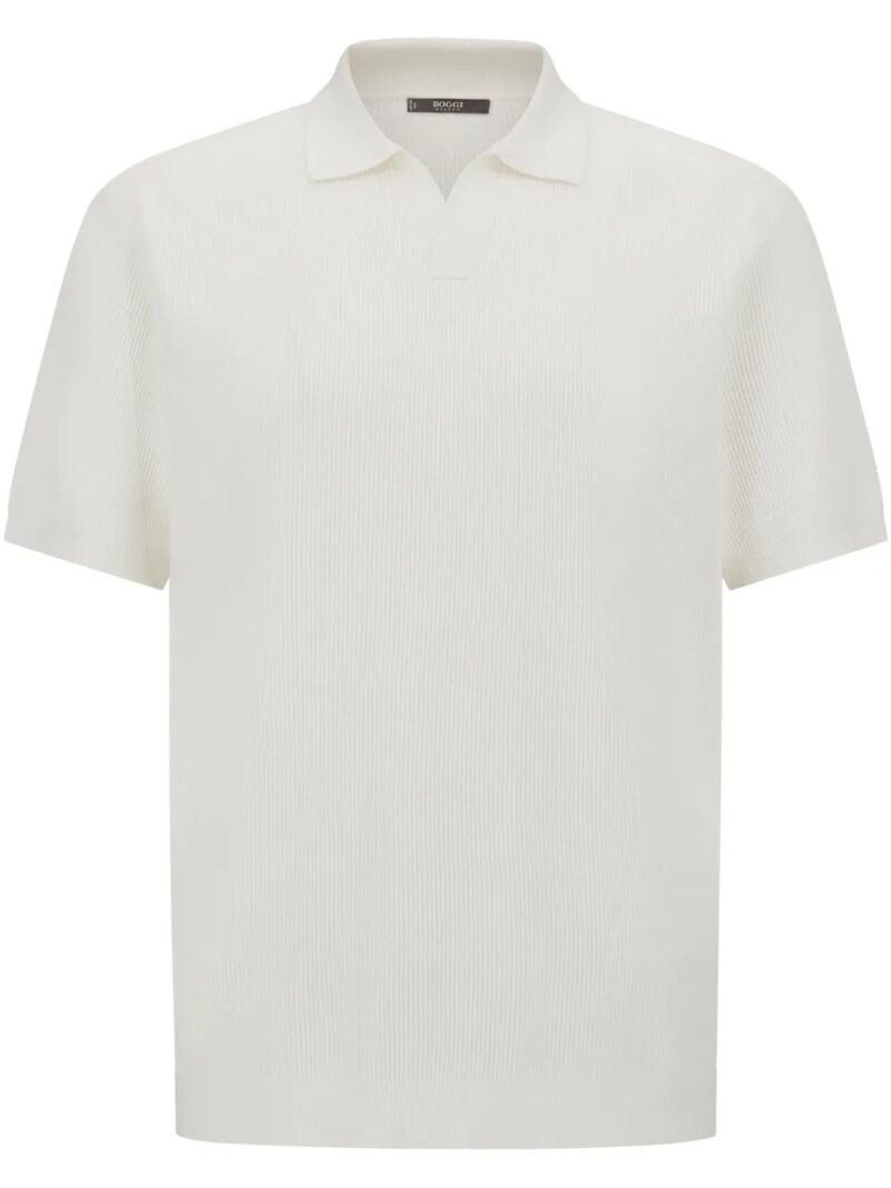 Boggi Milano  knitted polo shirt