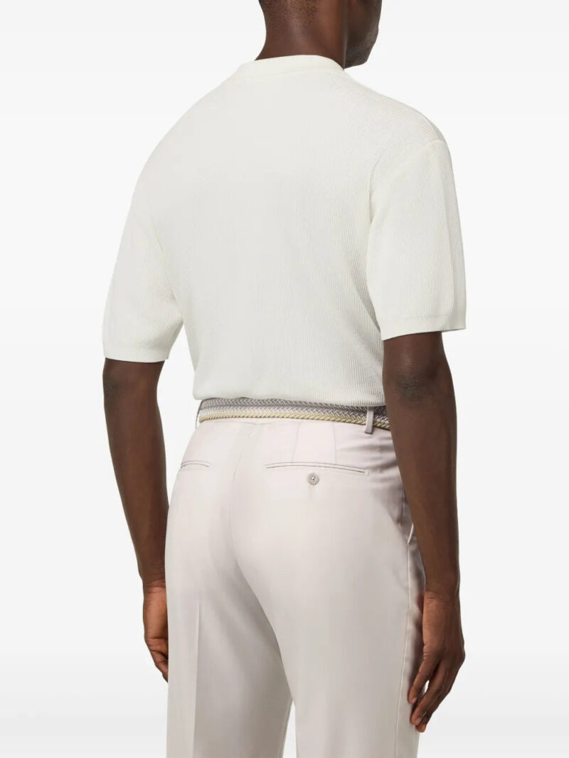 Boggi Milano knitted polo shirt