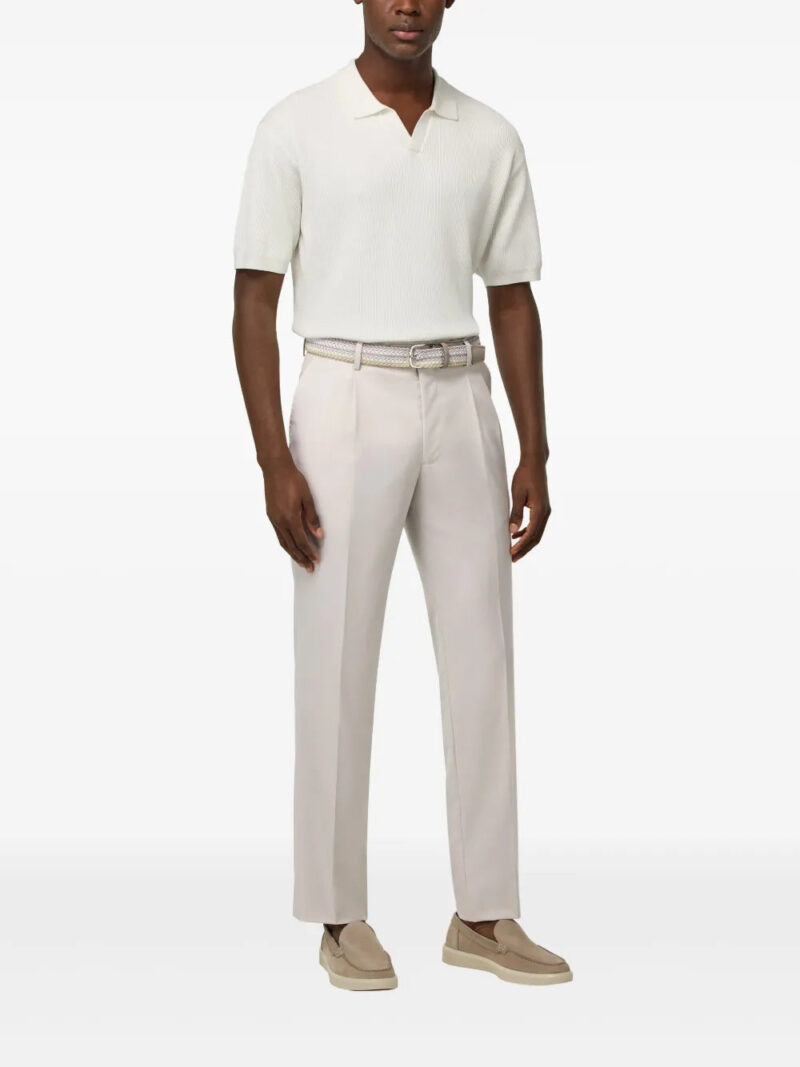 Boggi Milano knitted polo shirt