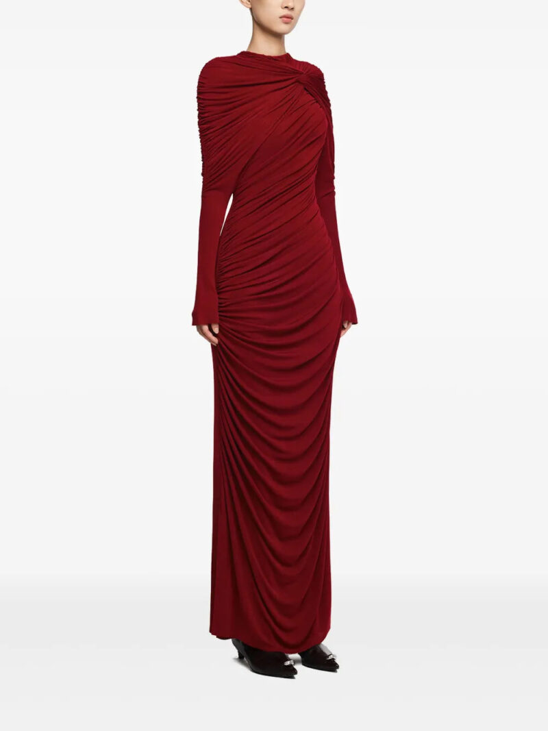 CHATS BY C.DAM  draped dress