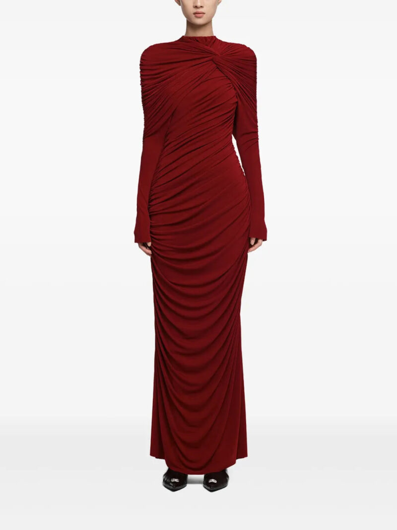 CHATS BY C.DAM  draped dress