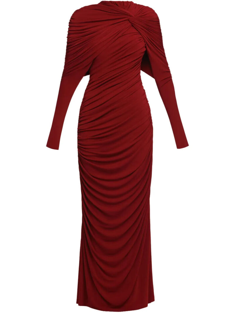 CHATS BY C.DAM  draped dress