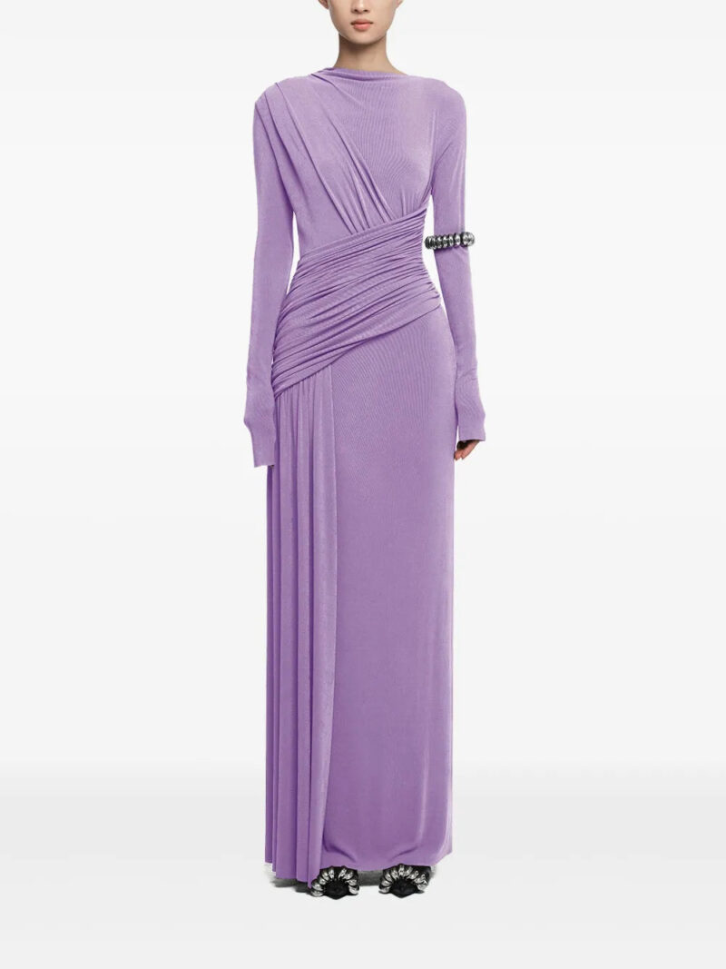 CHATS BY C.DAM  draped dress